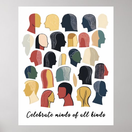 Celebrate Minds aller Art Poster (Vorne)