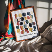 Celebrate Minds aller Art Poster