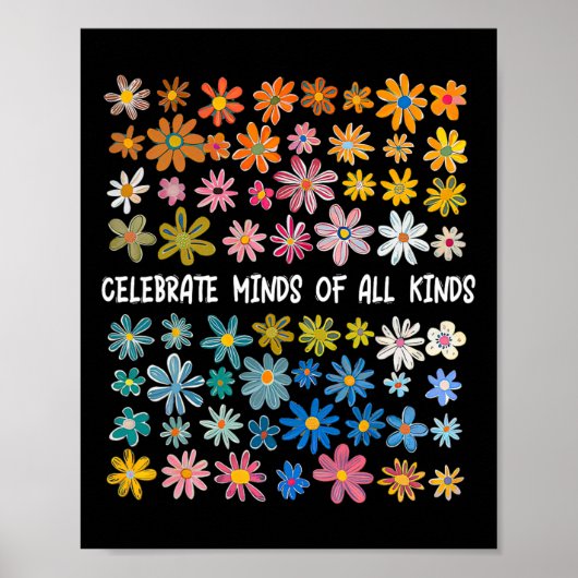 Celebrate Minds aller Art Poster (Vorne)
