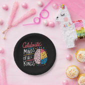 Celebrate Minds aller Art von Autismus Bewusstsein Pappteller (Party)