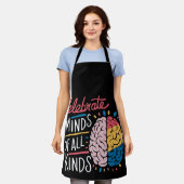Celebrate Minds aller Art von Autismus Bewusstsein Schürze (Getragen)