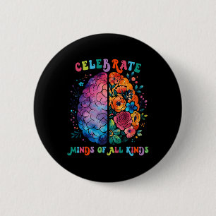 Celebrate Minds aller Art von Autismus im Bereich Button