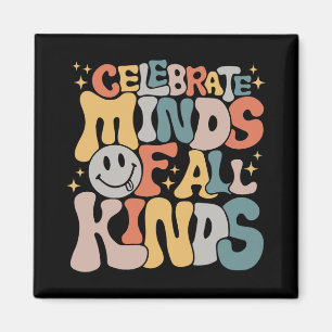 Celebrate Minds aller Art von Autismus im Bereich Magnet