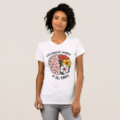 Celebrate Minds aller Art von Autismus im Bereich T-Shirt (Vorne ganz)