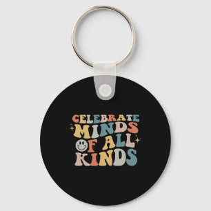 Celebrate Minds aller Arten von Autismus in der Ne Schlüsselanhänger
