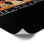 Celebrate Minds Of All Kinds Highland Cow Sped Tea Poster (Ecke)