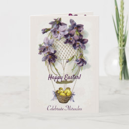 Celebrate Miracles Easter Greeting Card Feiertagskarte
