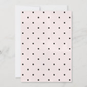 Celebrate | Moderne Typografie Babydusche Einladung (Rückseite)