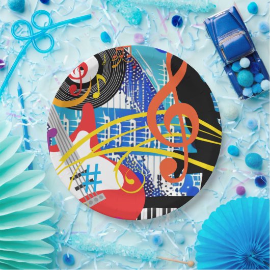 Celebrate Music Pappteller (Party)