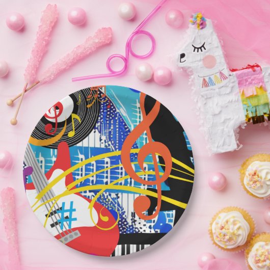 Celebrate Music Pappteller (Party)