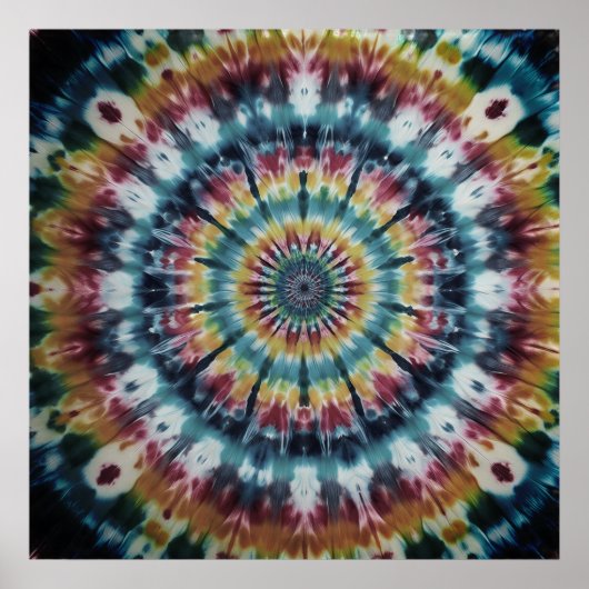 Celebrate National Tye-Dye Day With Striking Wall Poster (Vorne)