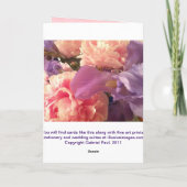 Celebrate Occasion Card Karte (Rückseite)