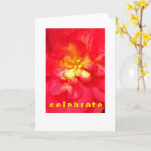 Celebrate Occasion Card Karte (Gelbe Blume)