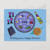 Celebrate Passover Postkarte (Vorderseite)