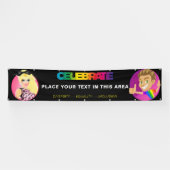 "CELEBRATE" - Personalisierte Parade/Wall-Banner Banner (Horizontal)