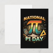 Celebrate Pi Dankeskarte (Vorne/Hinten)