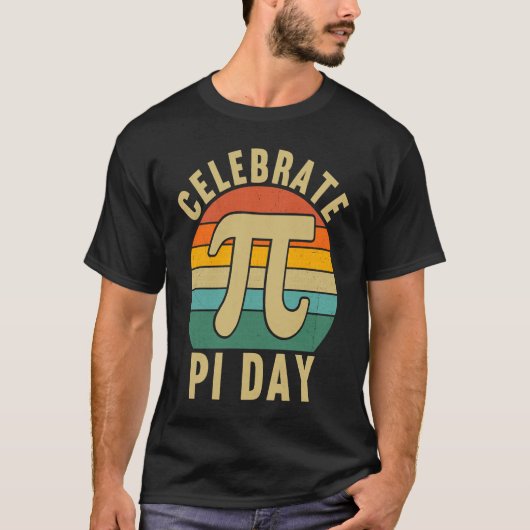 Celebrate Pi Day Pi Symbol  Mathematic Math Teache T-Shirt (Vorderseite)