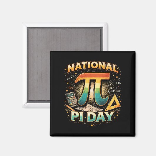 Celebrate Pi Magnet (Vorderseite/Rückseite)