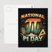 Celebrate Pi Postkarte (Vorne/Hinten)
