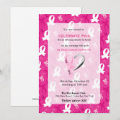 Celebrate Pink-Ereignis Einladung (Vorne/Hinten)