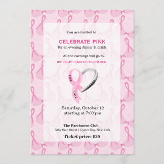 Celebrate Pink-Ereignis Einladung