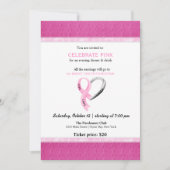 Celebrate Pink-Ereignis Einladung (Vorderseite)