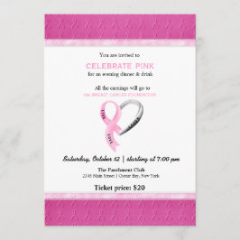 Celebrate Pink-Ereignis Einladung