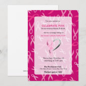 Celebrate Pink-Ereignis Einladung (Vorne/Hinten)