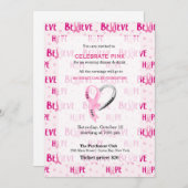 Celebrate Pink-Ereignis Einladung (Vorne/Hinten)