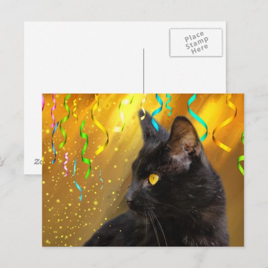 Celebrate Postkarte (Vorne/Hinten)