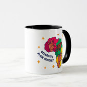 Celebrate Pride Black History Montag Tasse (VorderseiteRechts)