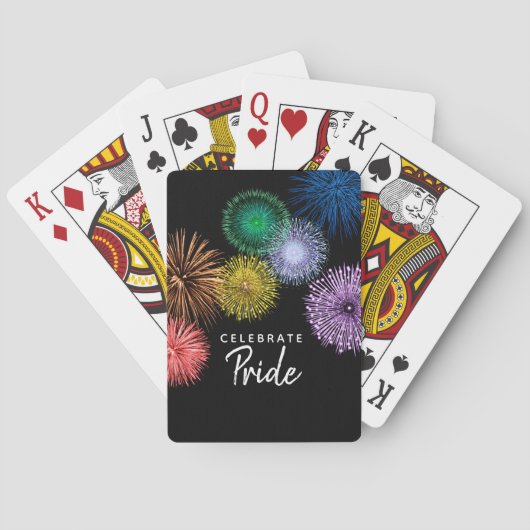 Celebrate Pride Fireworks 🎆 🌈 Spielkarten (Rückseite)