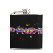 Celebrate Pride Flachmann (Vorderseite)