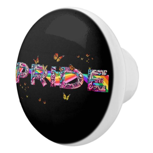 Celebrate Pride Keramik Pull Keramikknauf (Rechts)