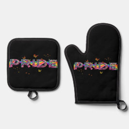 Celebrate Pride Ofenhandschuh & Topflappen-Set