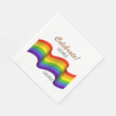 Celebrate Pride Paper Napkins Serviette (Ecke)