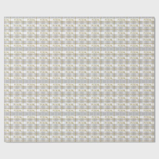 Celebrate Purim Wrapping Paper 30" Geschenkpapier (Flach)