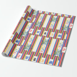 Celebrate Purim Wrapping Paper 30" Geschenkpapier