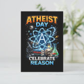 Celebrate Reason Dankeskarte (Stehend Vorderseite)