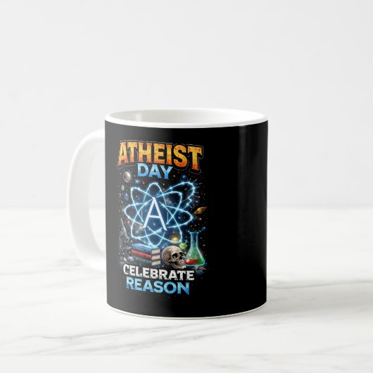 Celebrate Reason Kaffeetasse (Vorderseite Links)