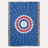 Celebrate Red, White und Blue Stars Decke (Vorderseite Vertikal)