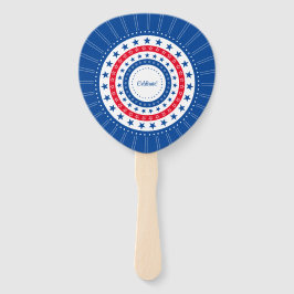 Celebrate Red, White und Blue Stars Fächer