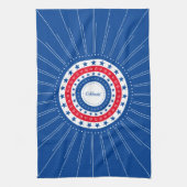 Celebrate Red, White und Blue Stars Geschirrtuch (Vertikal)