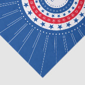 Celebrate Red, White und Blue Stars Seidenpapier (Ausschnitt)