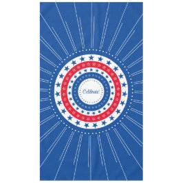 Celebrate Red, White und Blue Stars Tischdecke