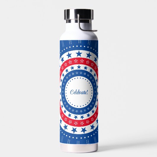 Celebrate Red, White und Blue Stars Trinkflasche (Links)