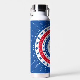 Celebrate Red, White und Blue Stars Trinkflasche