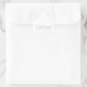 Celebrate Sarah Runder Aufkleber (Tasche)