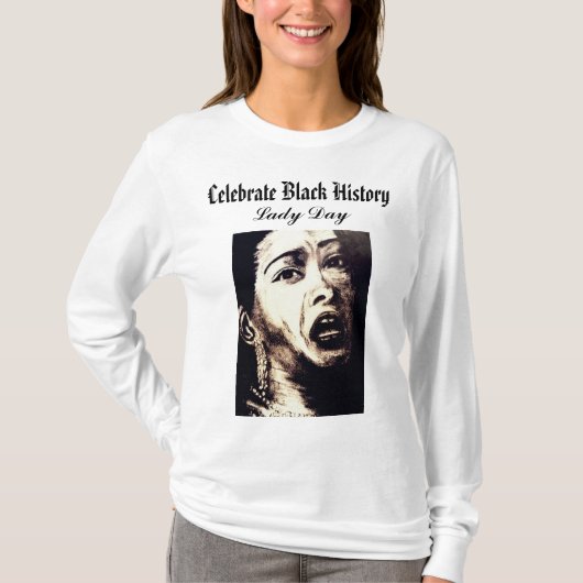 CELEBRATE SCHWARZE HISTORY BILLY URLAUB T-Shirt (Vorderseite)