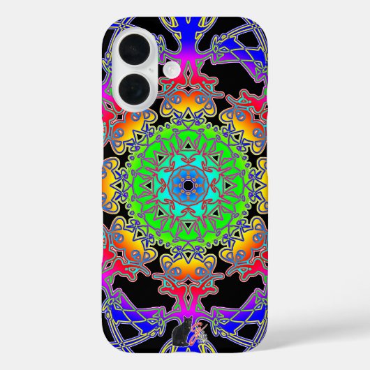 Celebrate Spectra Glyph Case-Mate iPhone Hülle (Rückseite)